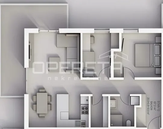 prodaja, stan, krapinske toplice, antuna mihanovića, 3s, 77m2 - slika 4