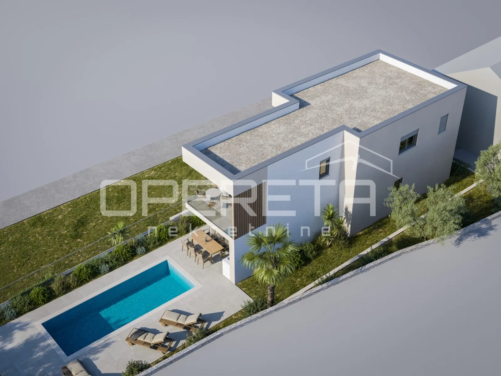 zemljište s projektom, dozvolom i pogledom na more - klis - slika 9