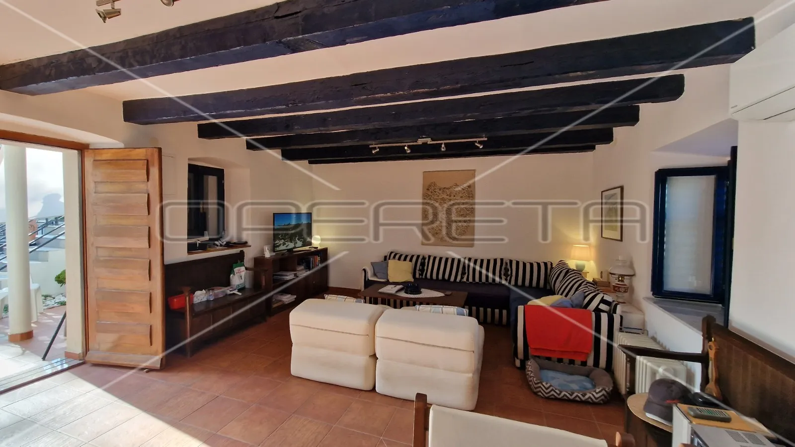 kamena kuća, 2 stambene jedinice, garaža, terasa, dvorište,127 m2, krk - slika 5
