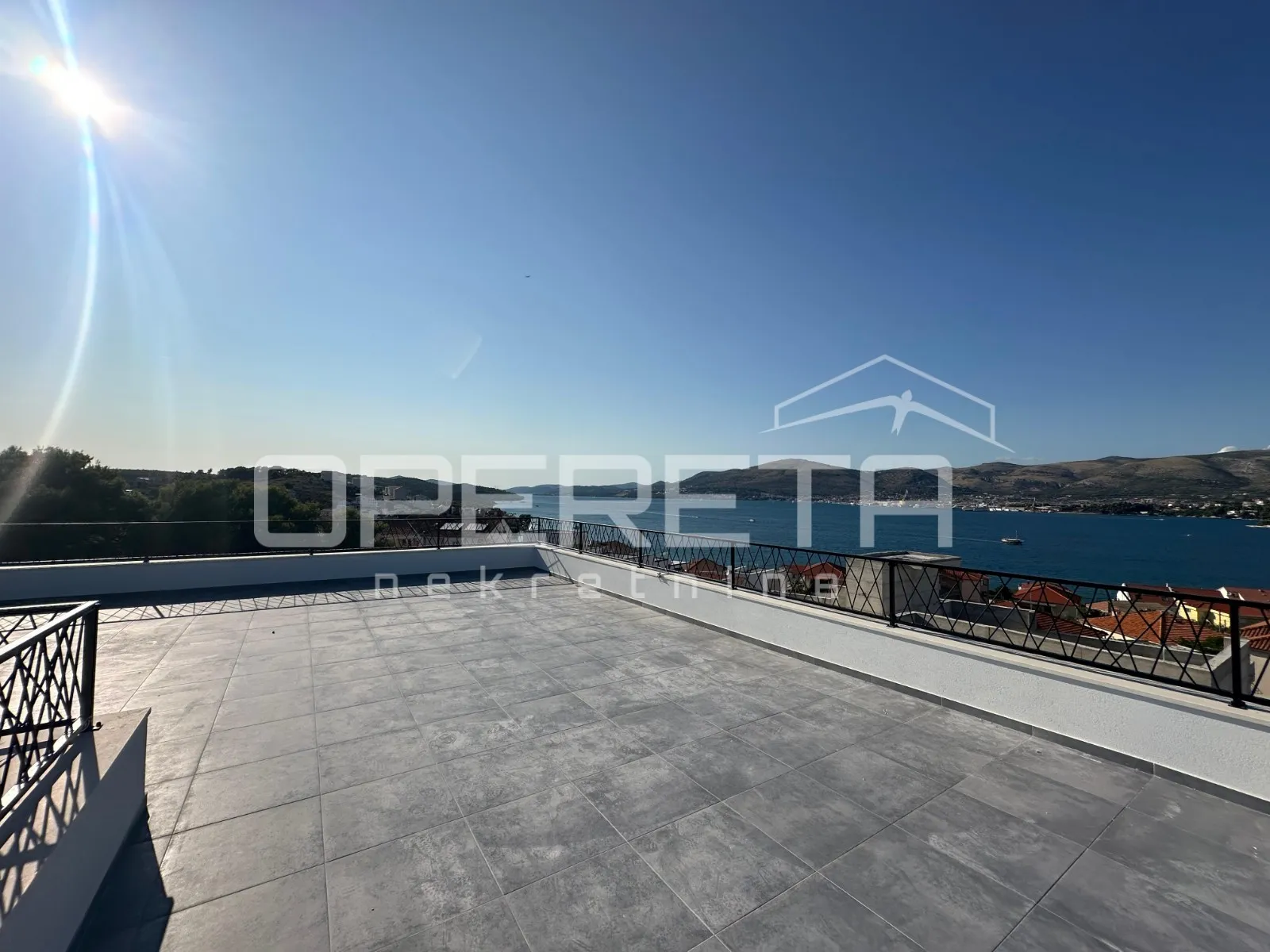 penthouse novogradanja 160 m2, pogled more, terasa, otok čiovo - slika 9