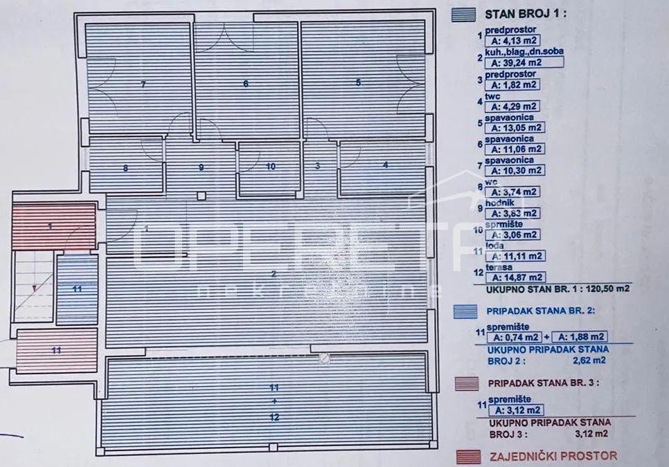 prodaja, stan, rab, banjol , 3s, 120m2 - slika 8