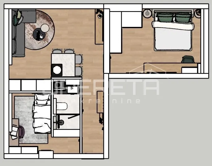 prodaja, stan, trnsko, trnsko, 2,5s, 50m2 - slika 12