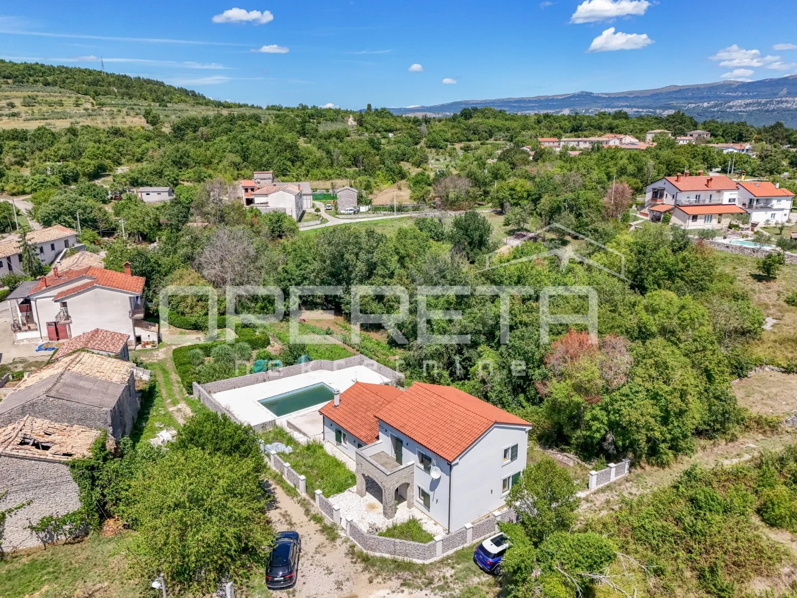 istra, motovun okolica- kamena kuća s bazenom - slika 3