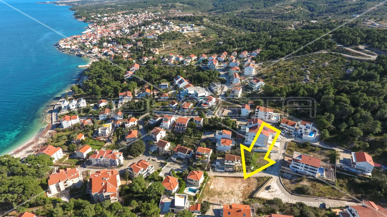 građevinsko zemljište, 150 m do mora, 1.286 m2, sutivan, otok brač - slika 4