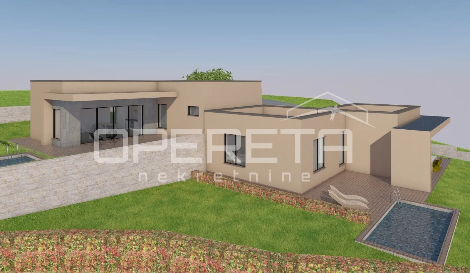 istra, tinjan- građevinsko zemljište s projektom i započetom gradnjom- idealna i - slika 8