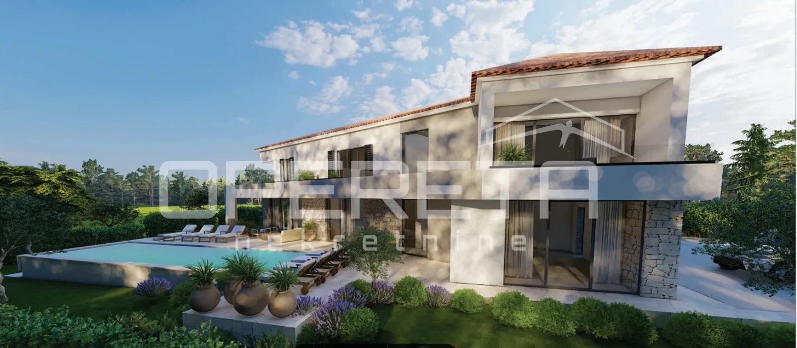 istra, kaštelir – moderna vila s pogledom na more - slika 7