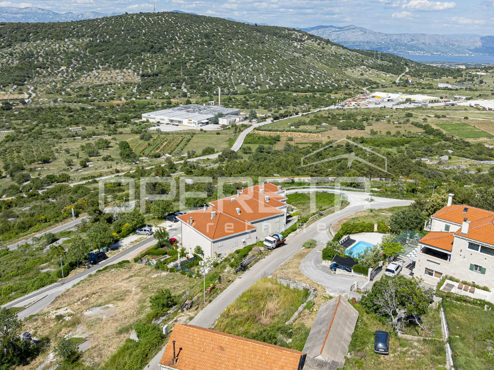 nerežišća, brač, građevinsko zemljište s pogledom, 450m2 - slika 13