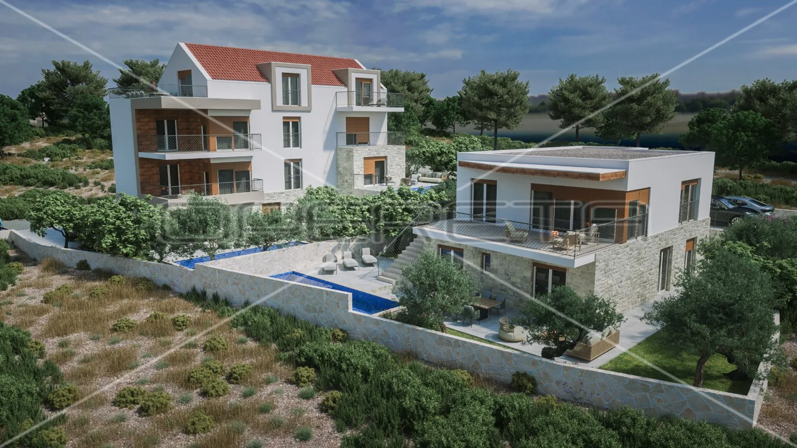 stan s bazenom i vrtom u stivašnici, 260,40 m2 - slika 21