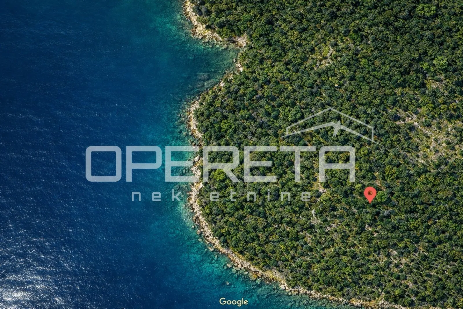 Prostrano zemljište 2.564 m2 u blizini mora, Baćina
