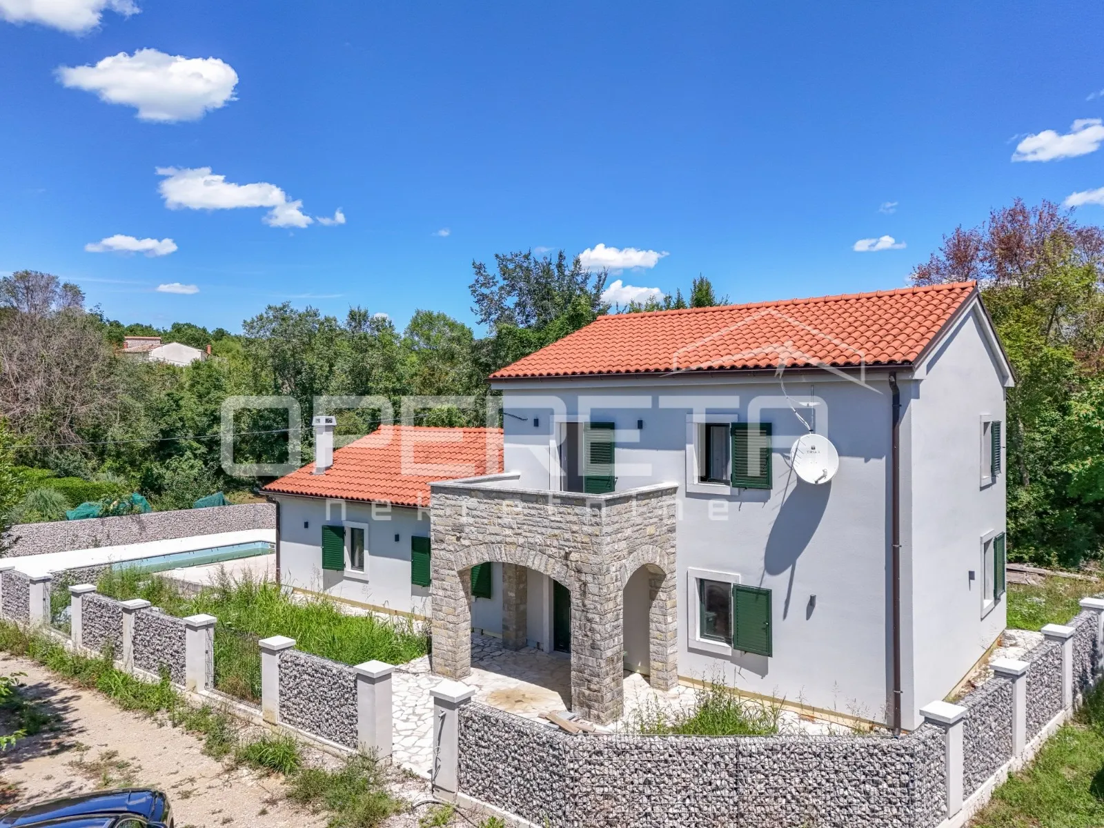Istra, Motovun okolica- Kamena kuća s bazenom - Buzet