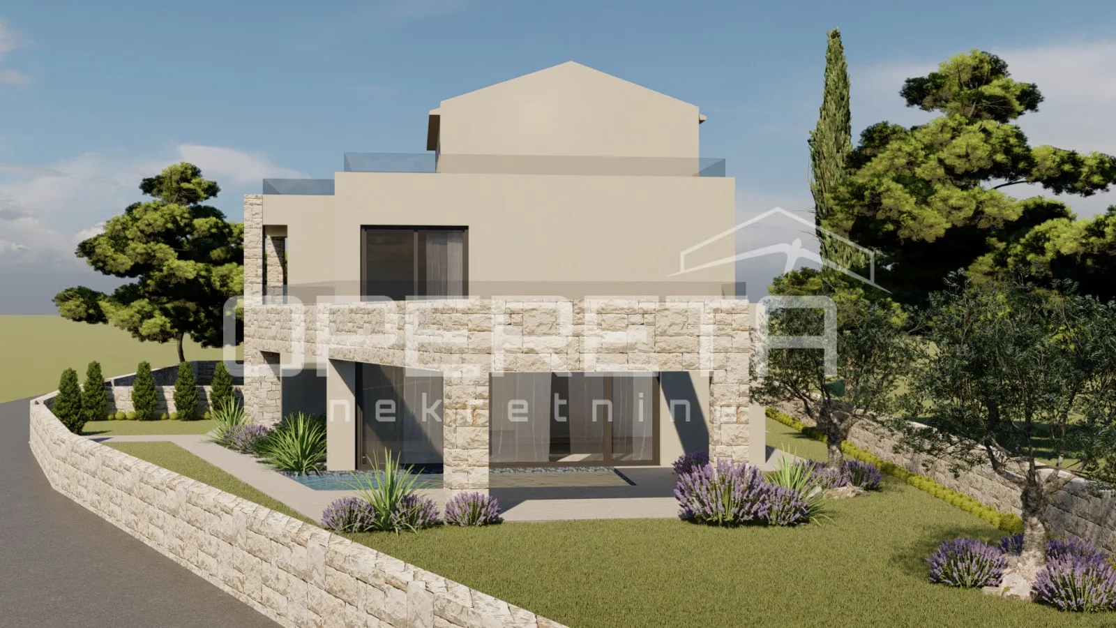 istra, vižinada-građevinsko zemljište s projektom i komunalijama - slika 2
