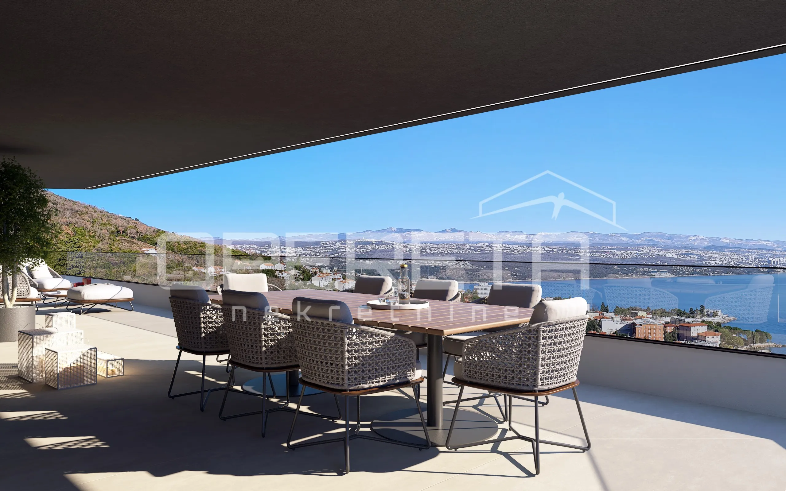 penthouse vrhunske kvalitete s panoramskim pogledom – opatija - slika 3