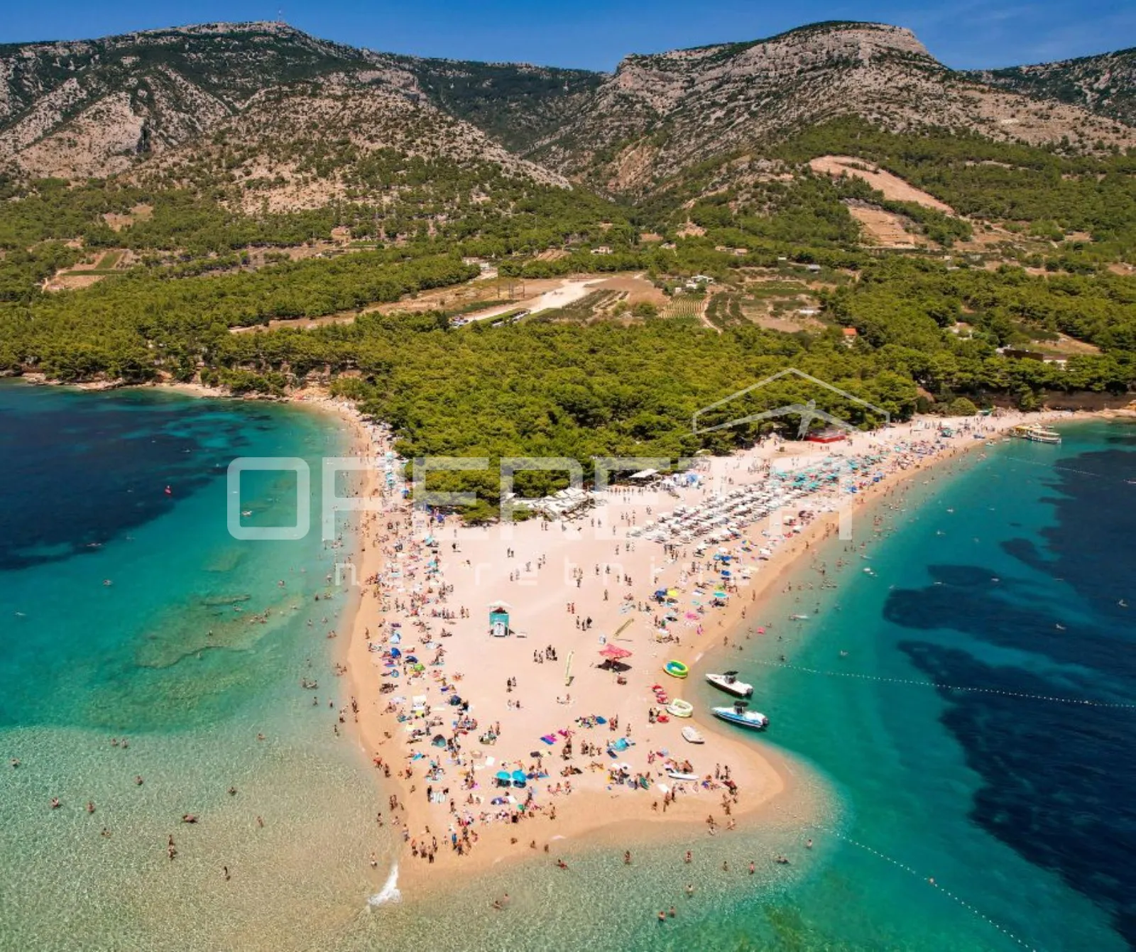 *** bol, brač - predivno imanje s dvije kuće s pogledom na more *** - slika 2