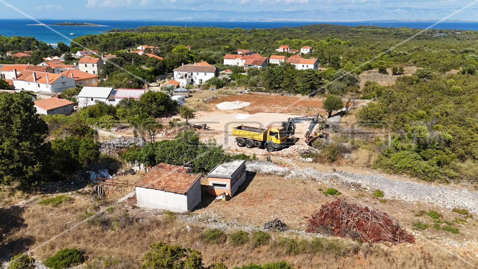 molat - građevinsko zemljište 578 m² s legaliziranim objektom i panoramskim pogl - slika 8