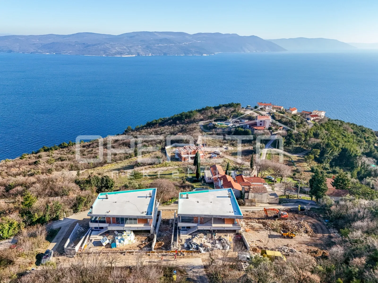 istra, plomin-okolica, luksuzna vila u novogradnji sa panoramskim pogledom na mo - slika 2