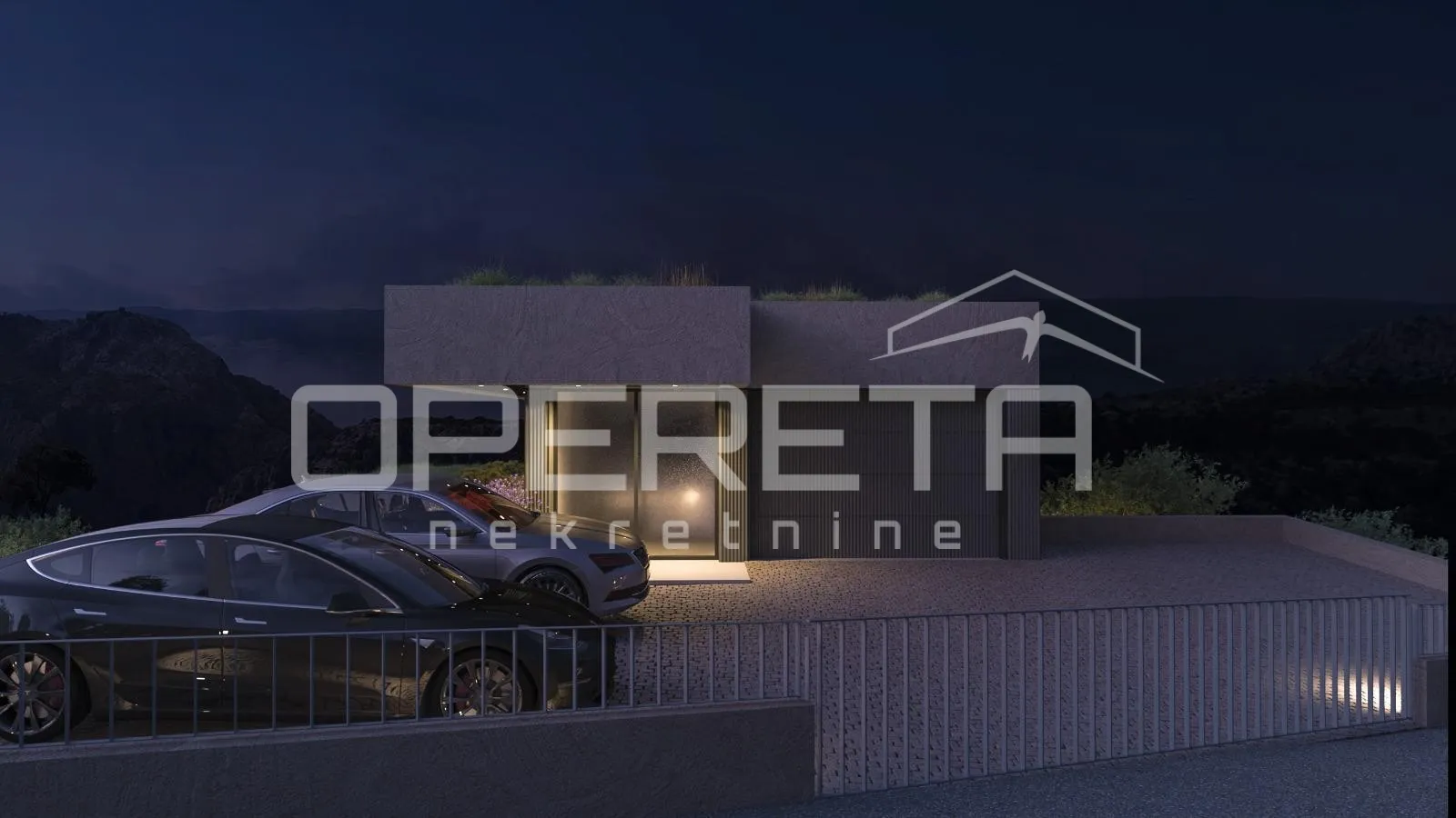 zemljište 1.546 m² s projektom za modernu vilu, omiš - slika 9