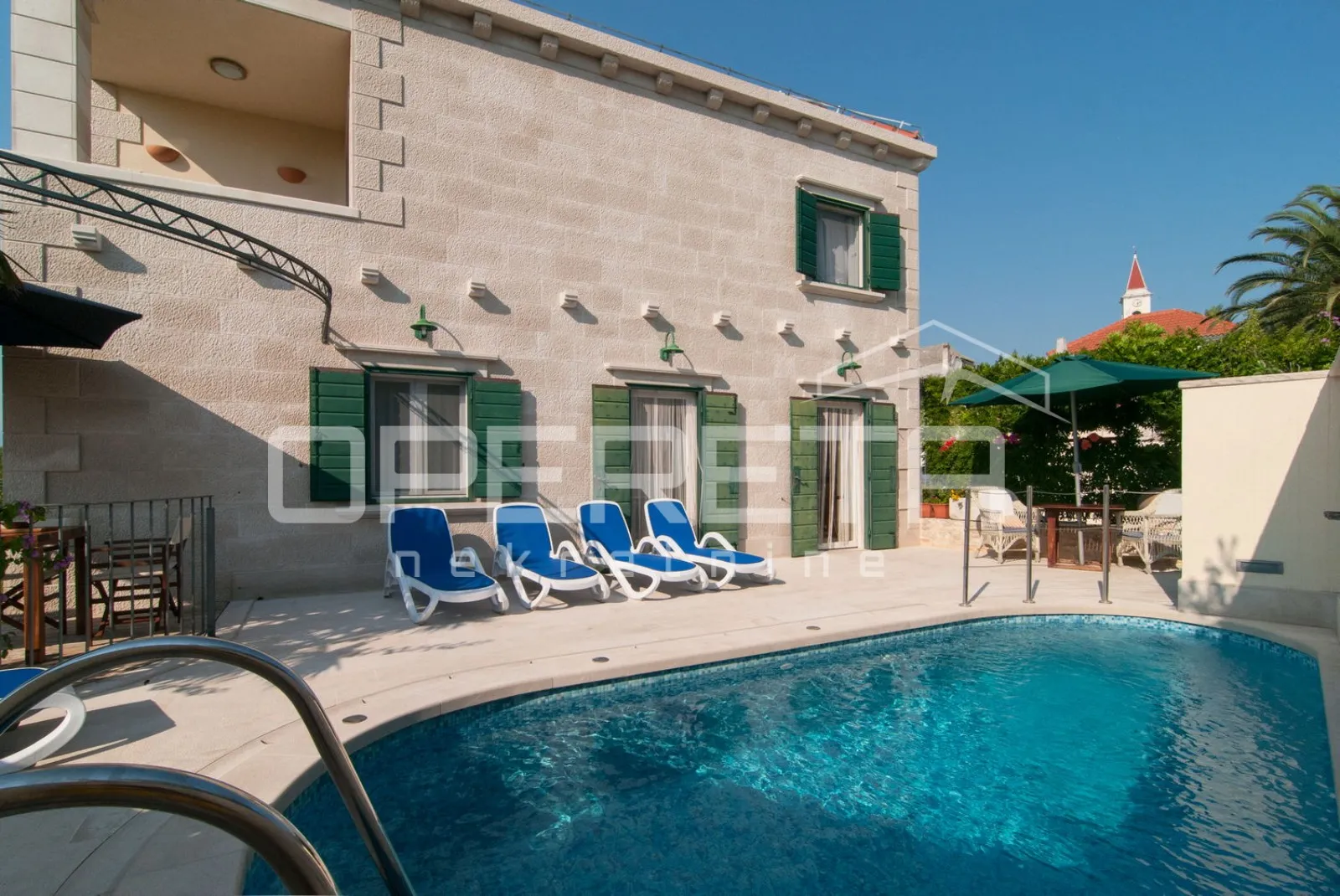kuća s pogledom na more, bazen, sauna, mirca, brač - slika 3