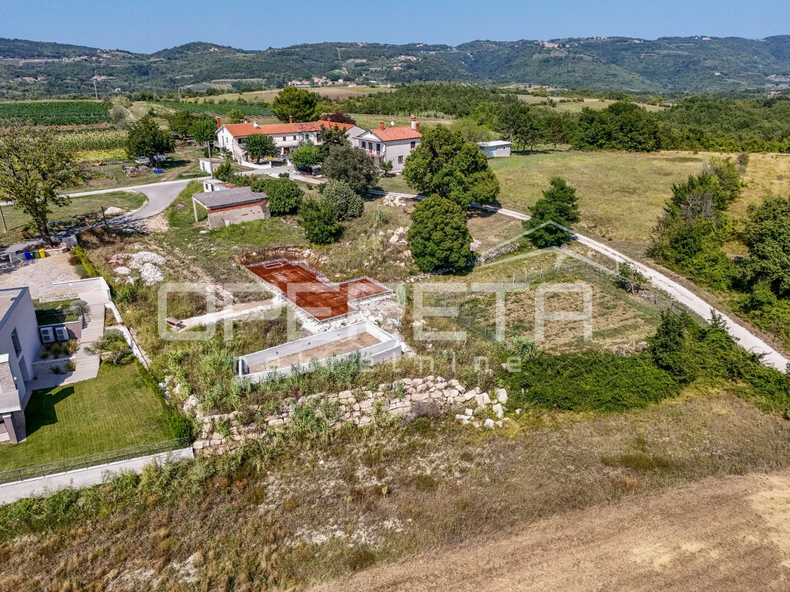 istra, krasica - građevinsko zemljište s projektom i dozvolom s pogledom na more - slika 4