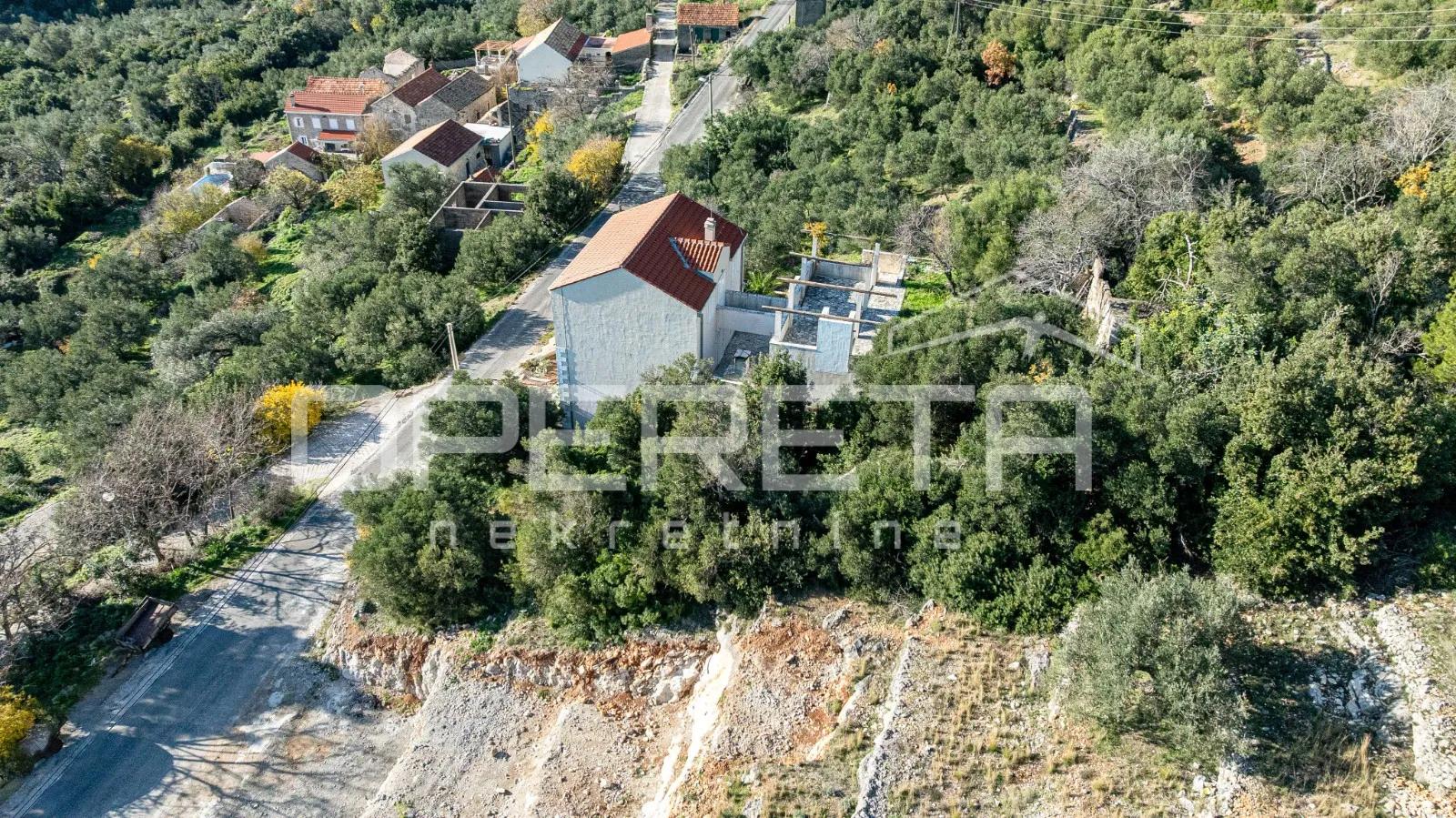 zemljište od 1108m2 s pogledom na more, babino polje, mljet - slika 11
