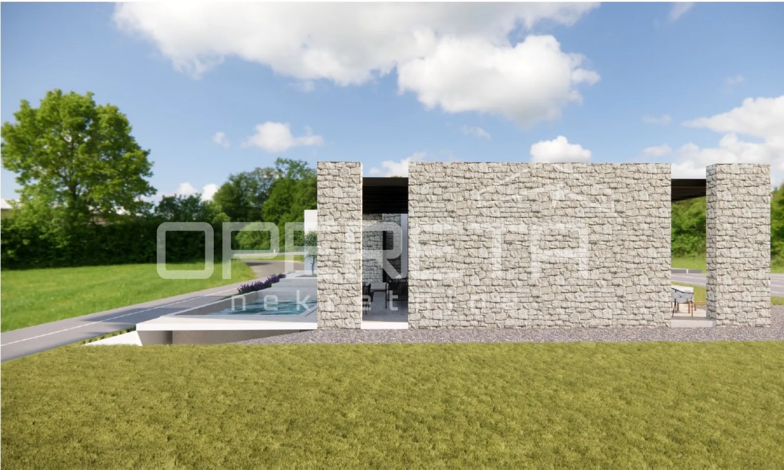 vižinada – okolica, građevinsko zemljište 735 m² s projektom - slika 4