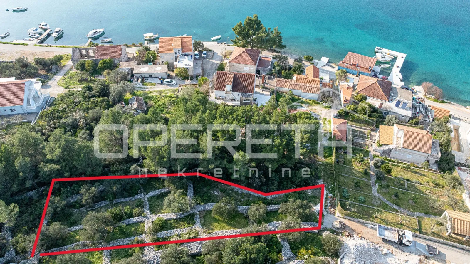 atraktivno zemljište 507 m2, pogledom na more, lumbarda - slika 4