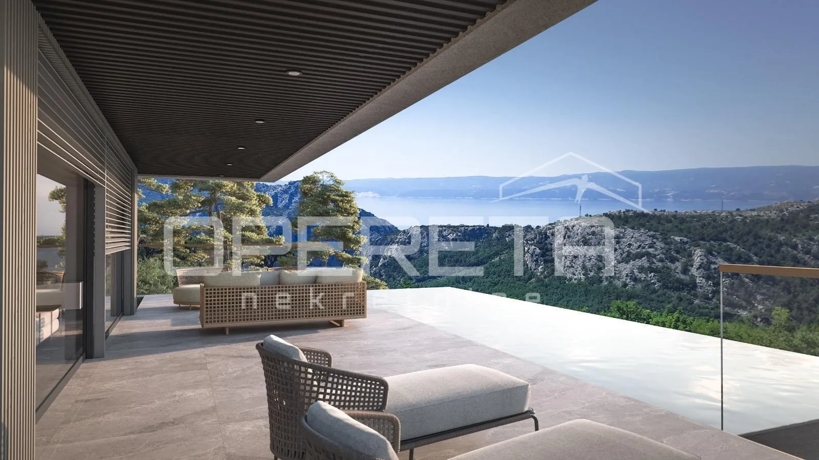 zemljište 1.546 m² s projektom za modernu vilu, omiš - slika 16