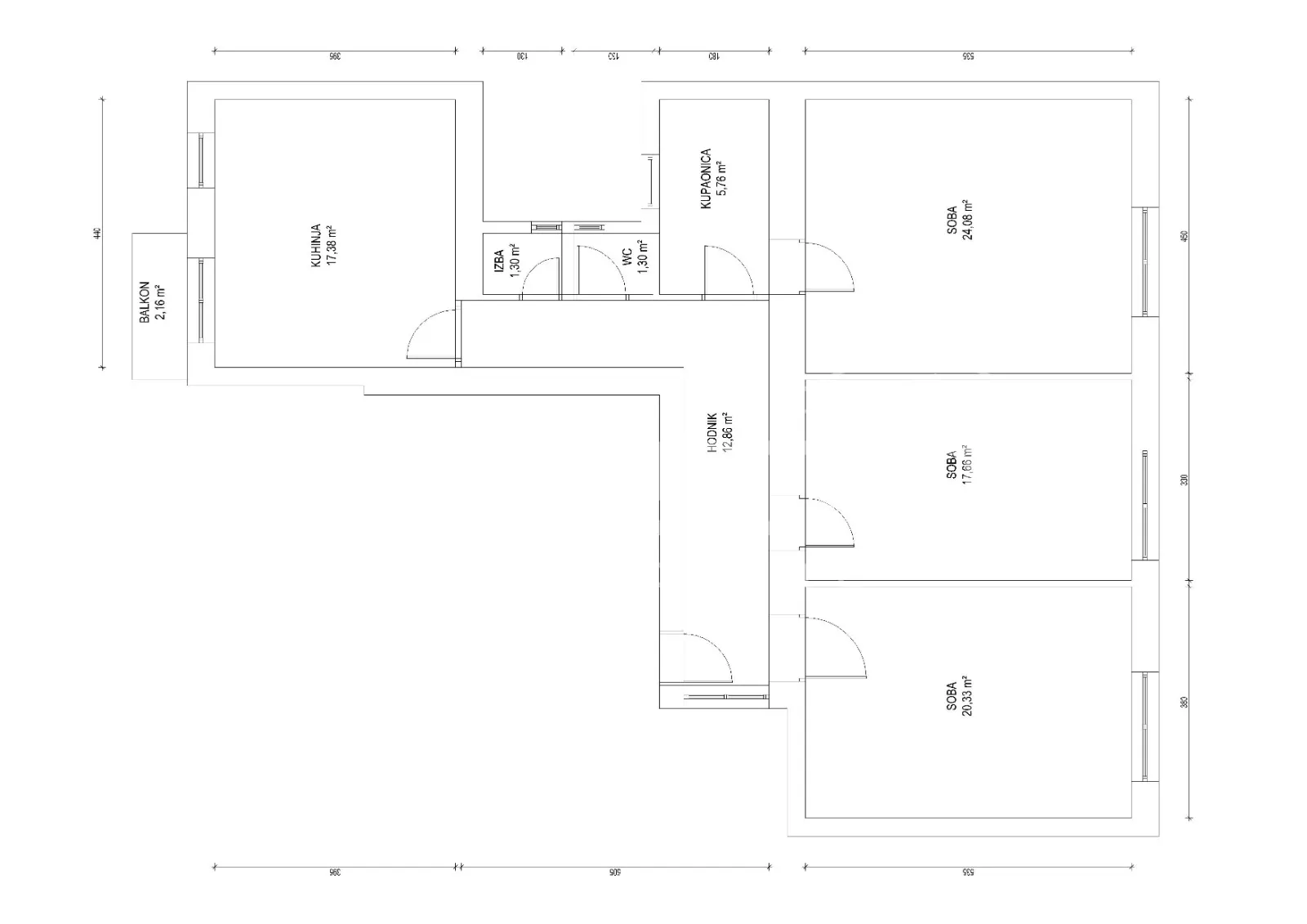 prodaja, stan, centar, kneza mislava, 3s, 115m2 - slika 2