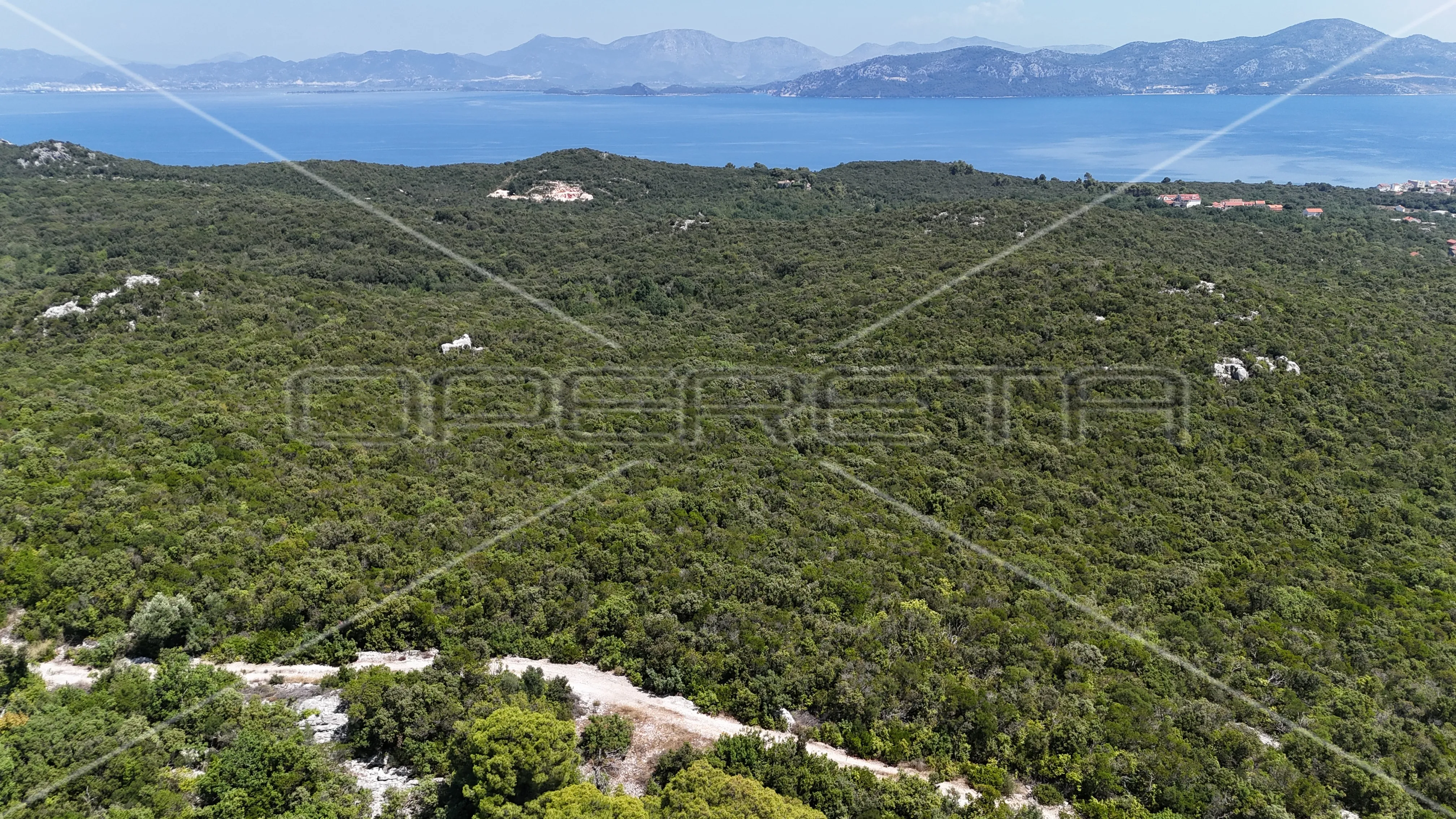 impresivno zemljište, 46.244m2, pogledom na more,sreser - slika 19
