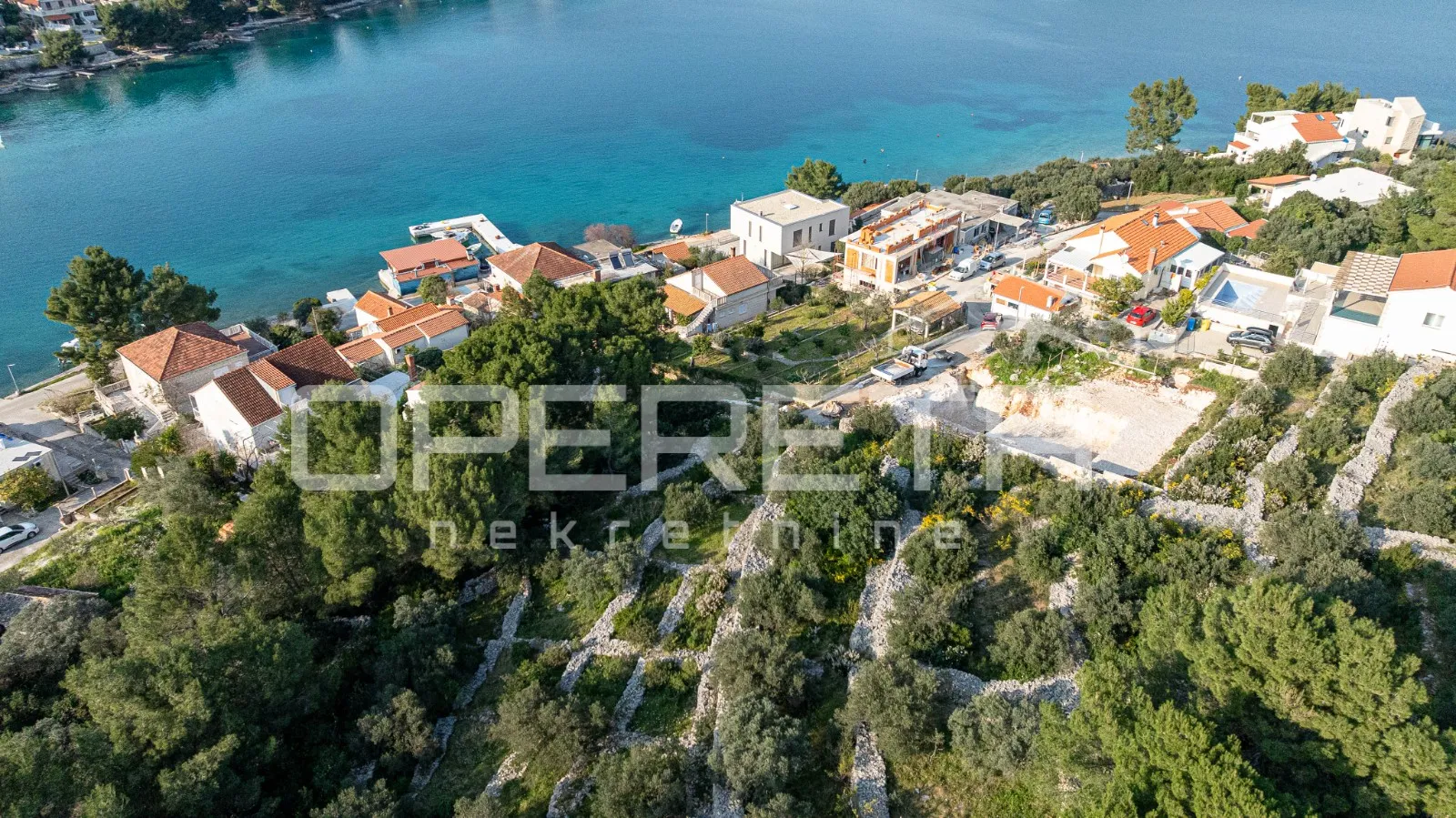 atraktivno zemljište 507 m2, pogledom na more, lumbarda - slika 2