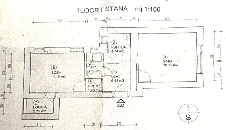 prodaja, stan, centar, erdodyjeva, 2s, 50m2 - slika 8