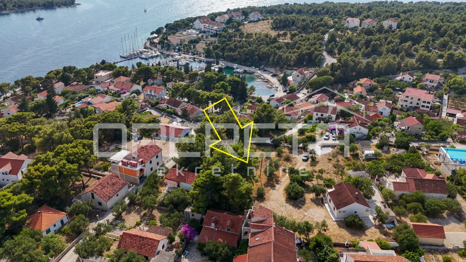 uživajte u ljepoti brača – građevinsko zemljište s infrastrukturom, milna - slika 22