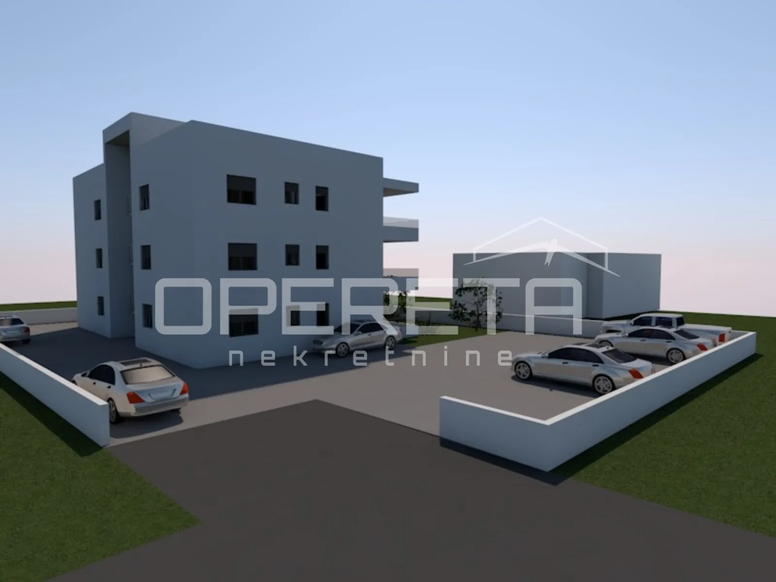 novogradnja, dvosoban stan s vrtom, 72 m², prizemlje, murvica - slika 3