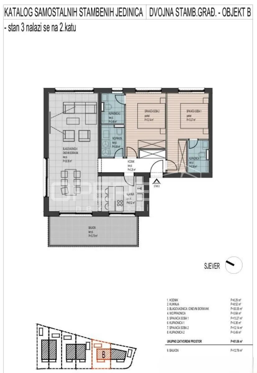 luksuzni penthouse na 70 m od mora – s3b – okrug donji, čiovo - slika 13