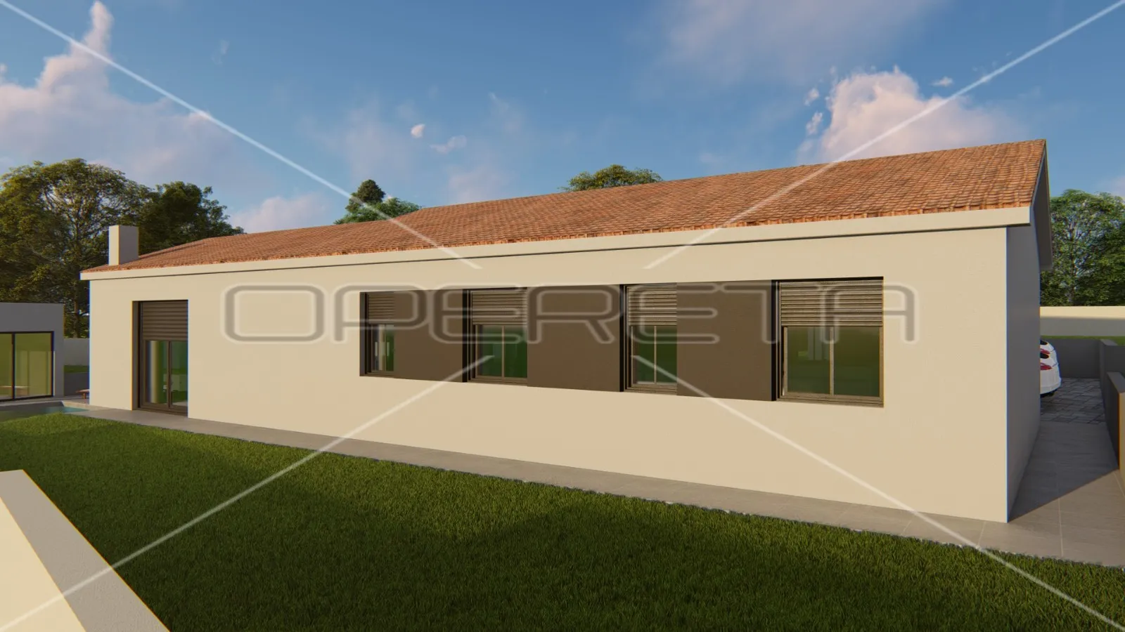 okolica kršana, građevinsko zemljište 891 m2 sa građevinskom dozvolom - slika 12