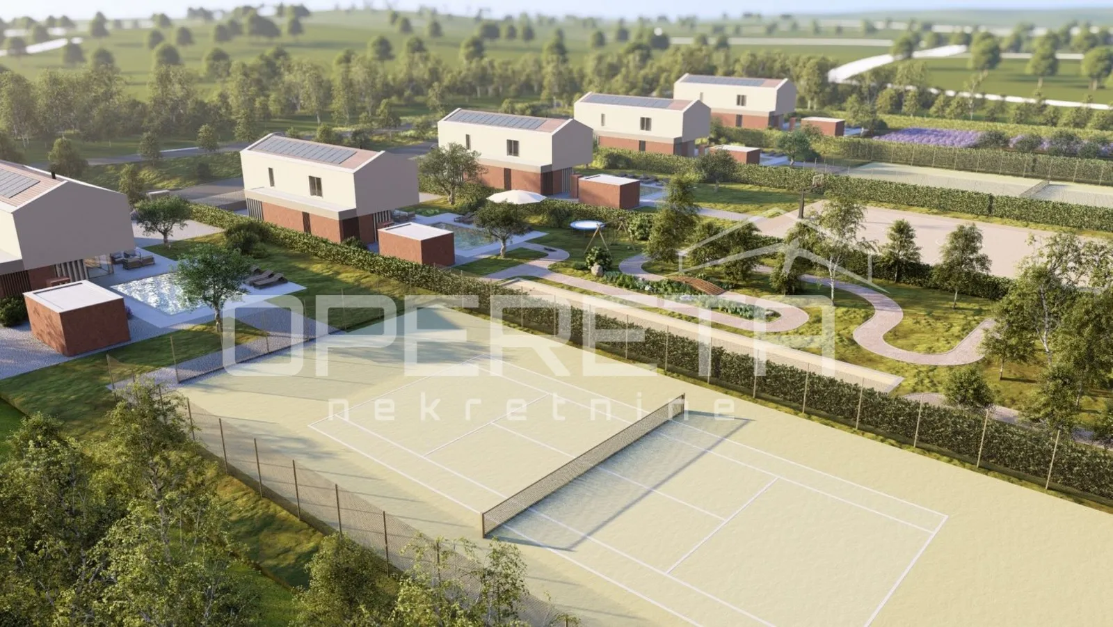 istra, labin, okolica, predivna moderna vila u kompleksu - slika 13