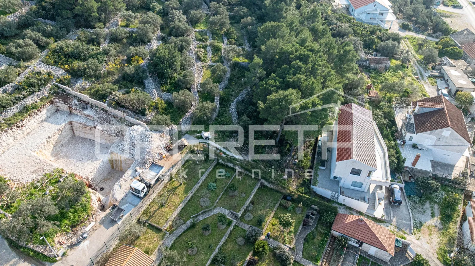 atraktivno zemljište 507 m2, pogledom na more, lumbarda - slika 12