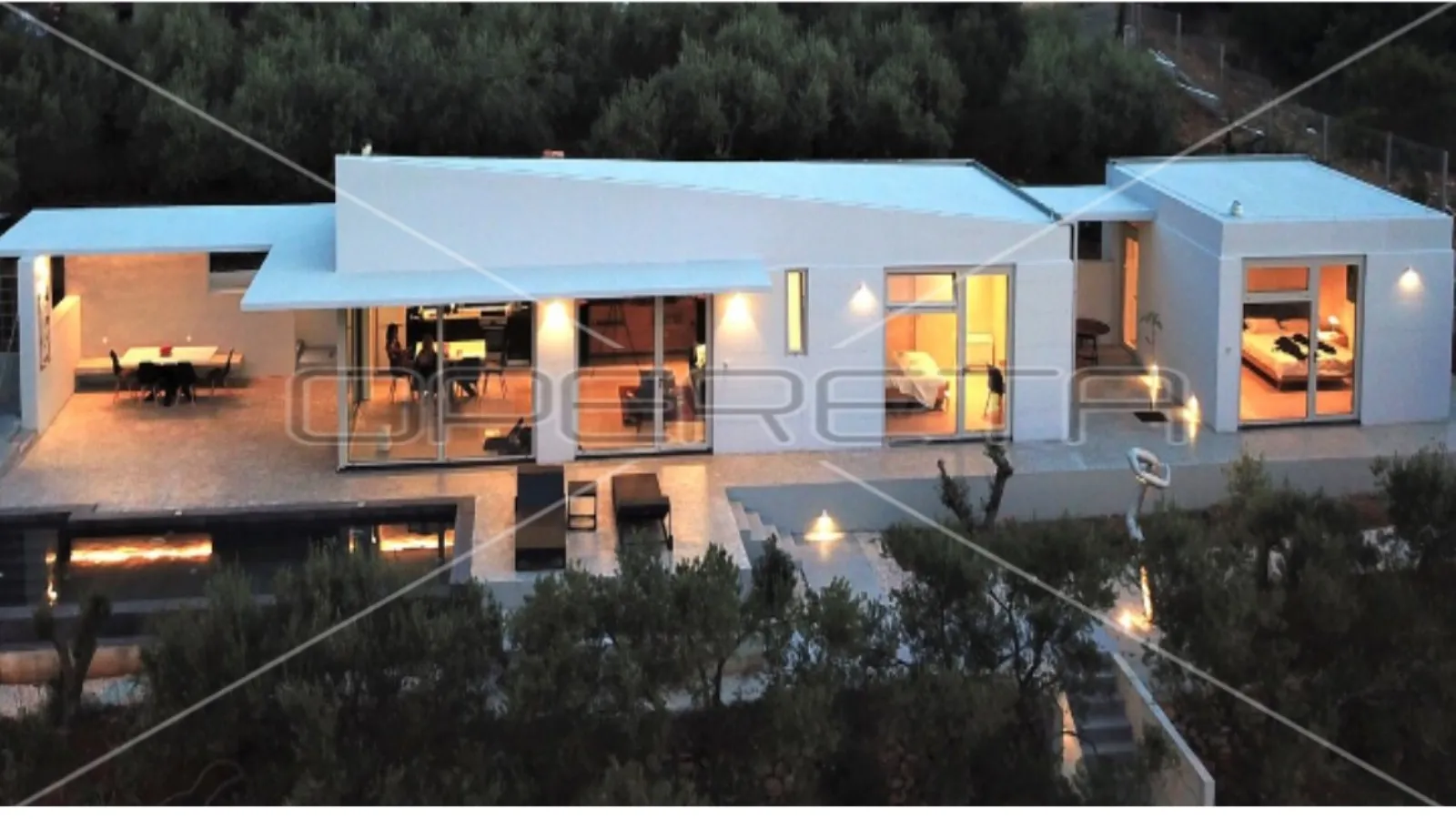 vis kut, nova dizajnerska villa s bazenom i pogledom na more - slika 16