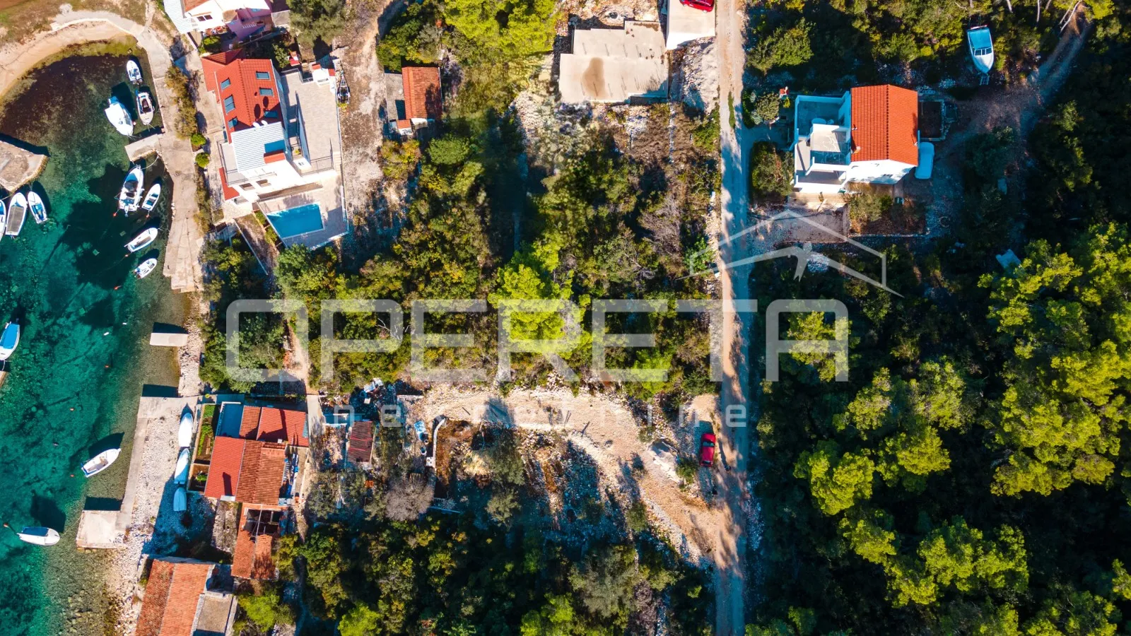 građevinsko zemljište 340 m2 sa pogledom na more, tri porte, korčula - slika 5