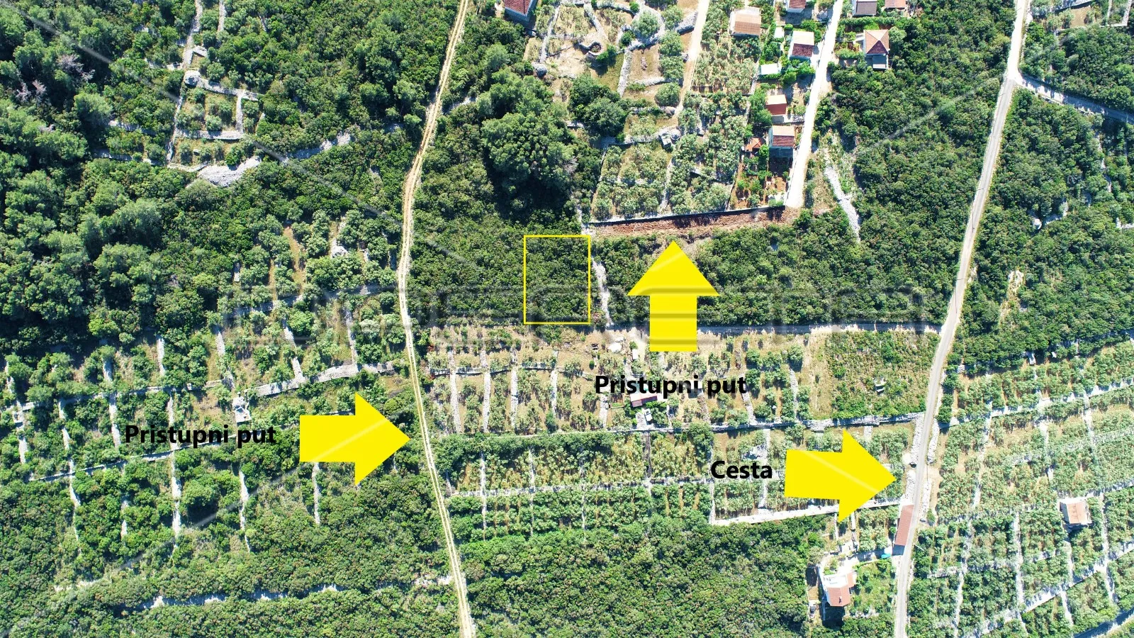 građevinsko zemljište 884 m2, m1 namjena, pogled na more, nečujam, otok šolta - slika 5