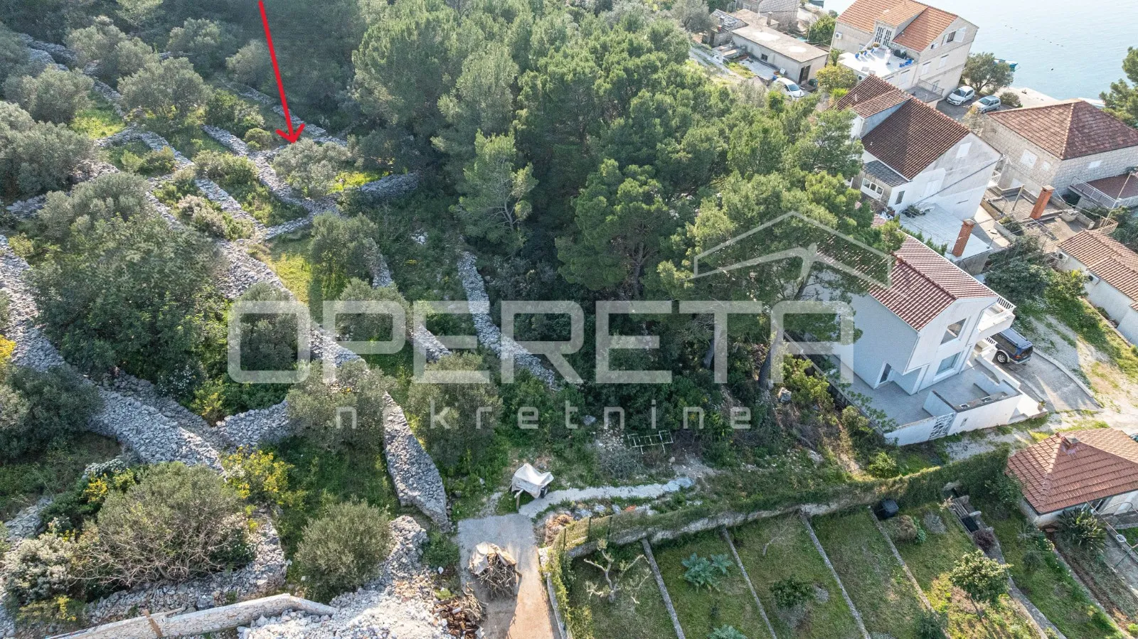 atraktivno zemljište 507 m2, pogledom na more, lumbarda - slika 6