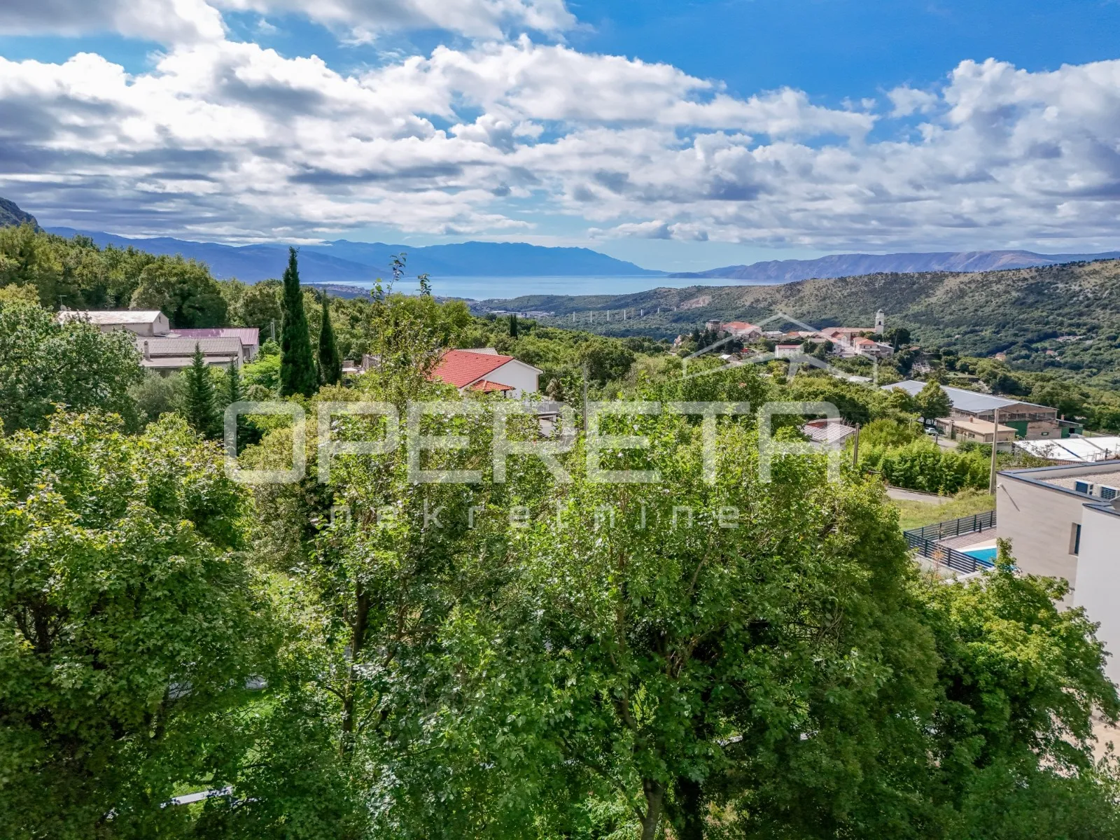 prodaja, građ.zemljište, novi vinodolski, centar bribira, 2014m2, pogled na more - slika 10