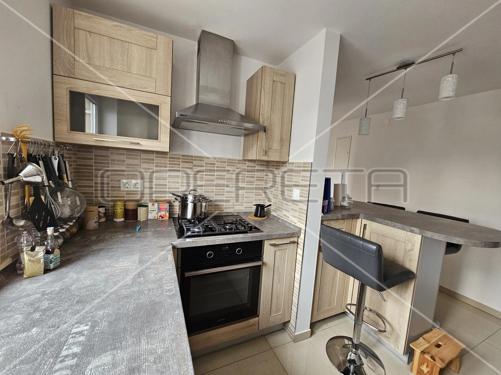 malinska, noviji duplex 4bdr s dvije terase, 2 parkirna mjesta, pogled more, atr - slika 9