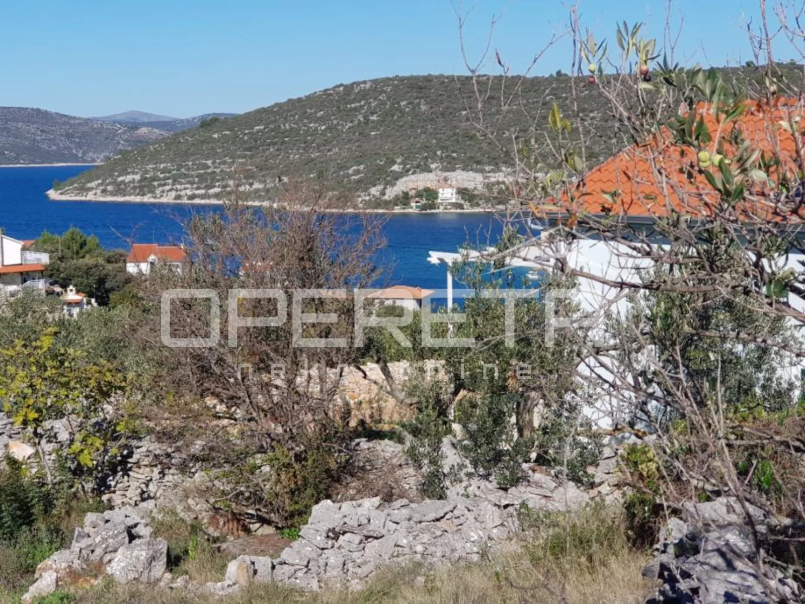 građevinsko zemljište s pogledom na more, drvenik veliki kod trogira - slika 4