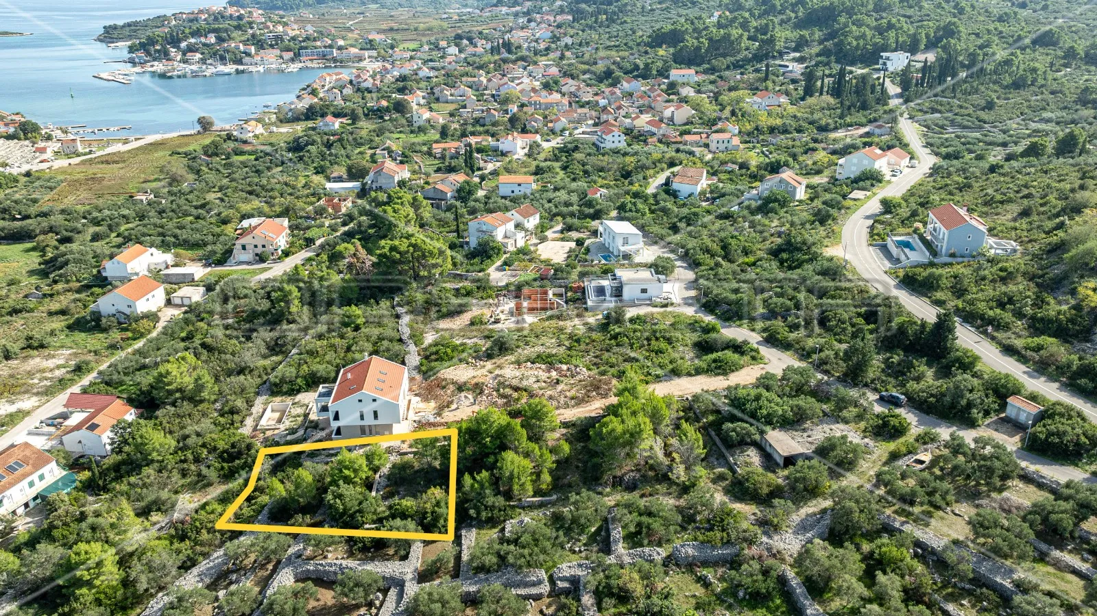 Građevinsko zemljište, 706 m2, Lumbarda, otok Korčula