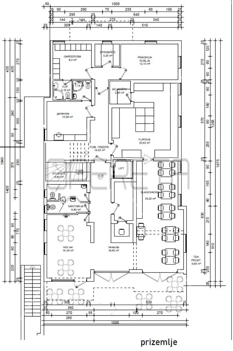 prodaja, hotel, pag, vukovarska, 1200m2 - slika 18