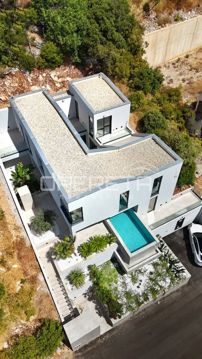 novoizgrađena dizajnerska vila s bazenom, brna, otok korčula - slika 17