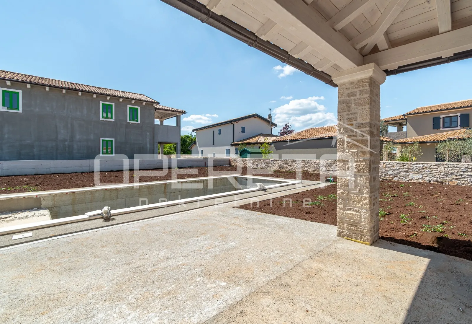 istra, rovinj okolica-kuća s bazenom pogled more - slika 25