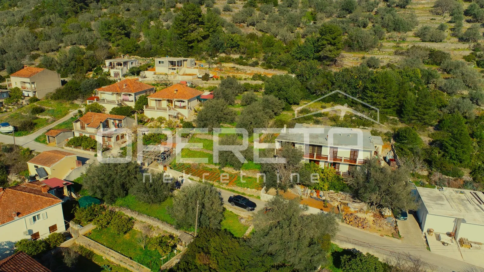 građevinsko zemljište sa pogledom na more, 1199 m2, vela luka - slika 5