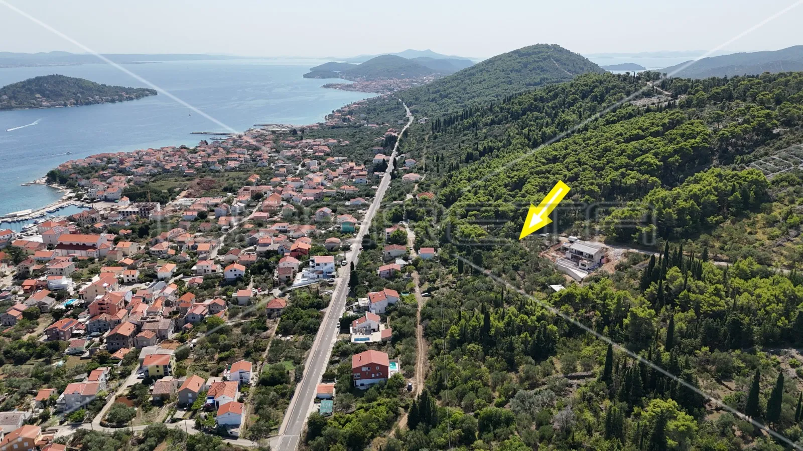 ugljan, preko – građevinsko zemljište 536 m² s panoramskim pogledom na more i za - slika 2
