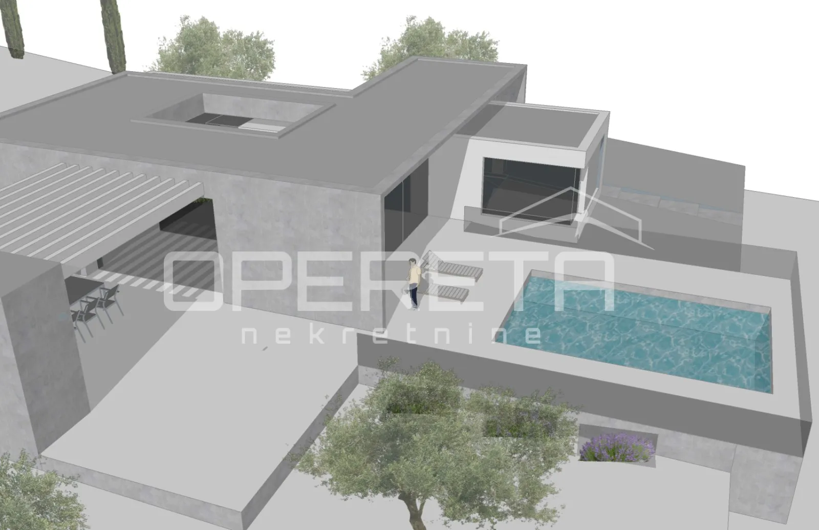 roh-bau kuća s bazenom i wellness zonom u srcu prirode, nadomak splita, 220 m2 - slika 11